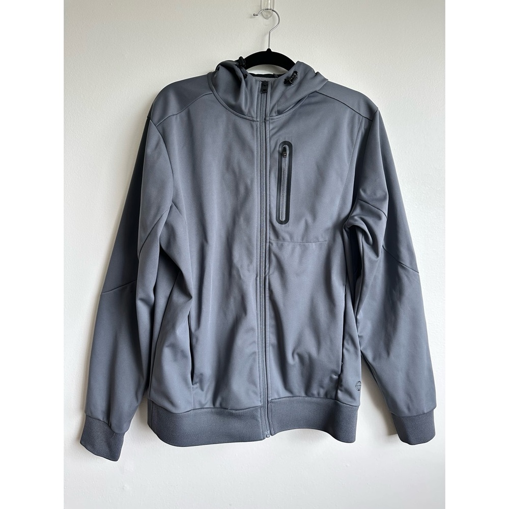 Mondetta Men's Full Zip Hooded Active Jacket